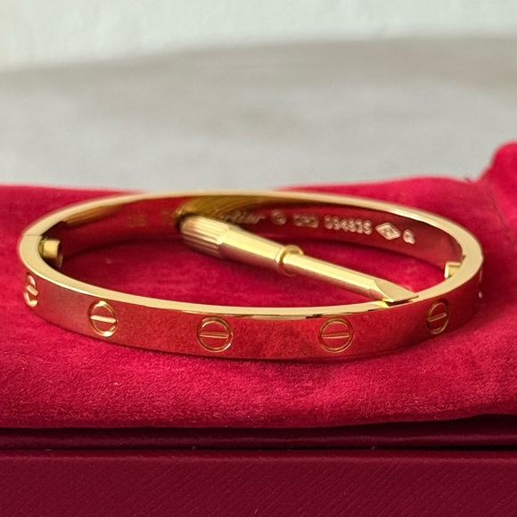 🌟New Screwdriver stainless steel Gold Plated Love Bracelet Bangle - Picture 7 of 15